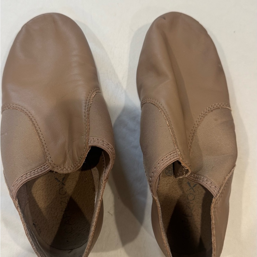 Capezio Women's Slip-On Loafers in Taupe